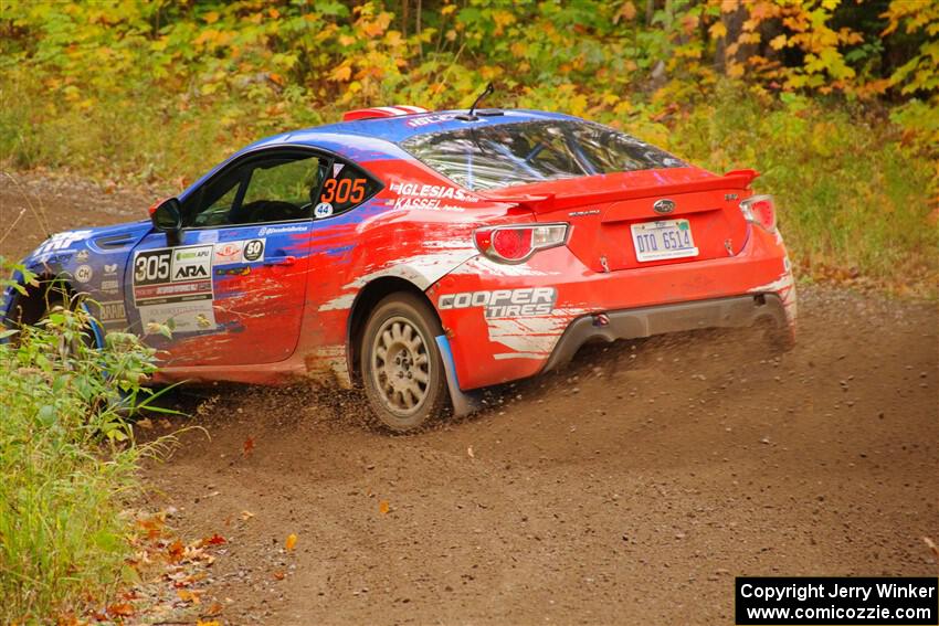 Santiago Iglesias / R.J. Kassel Subaru BRZ on SS2, Bob Lake I.