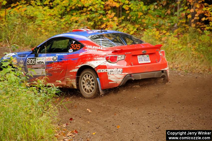 Santiago Iglesias / R.J. Kassel Subaru BRZ on SS2, Bob Lake I.