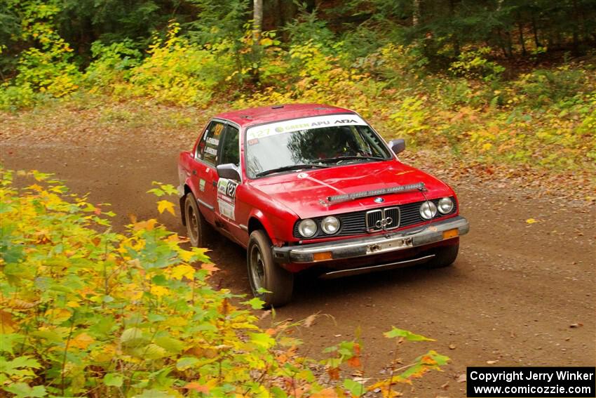 Levi Johnson / Griffin Johnson BMW 325e on SS2, Bob Lake I.