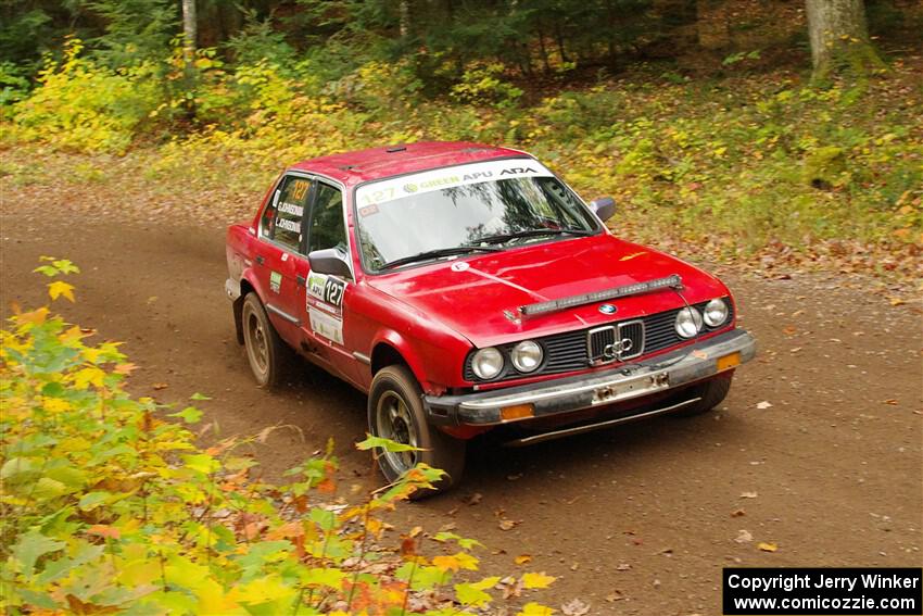 Levi Johnson / Griffin Johnson BMW 325e on SS2, Bob Lake I.