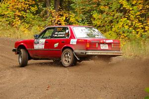 Levi Johnson / Griffin Johnson BMW 325e on SS2, Bob Lake I.