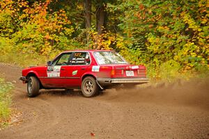 Levi Johnson / Griffin Johnson BMW 325e on SS2, Bob Lake I.