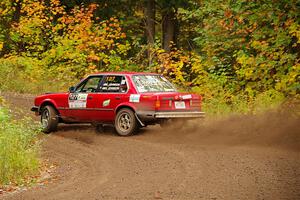 Levi Johnson / Griffin Johnson BMW 325e on SS2, Bob Lake I.