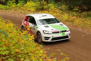 Steve Bis / Kelly Keefe VW Golf R on SS2, Bob Lake I.