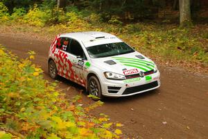 Steve Bis / Kelly Keefe VW Golf R on SS2, Bob Lake I.