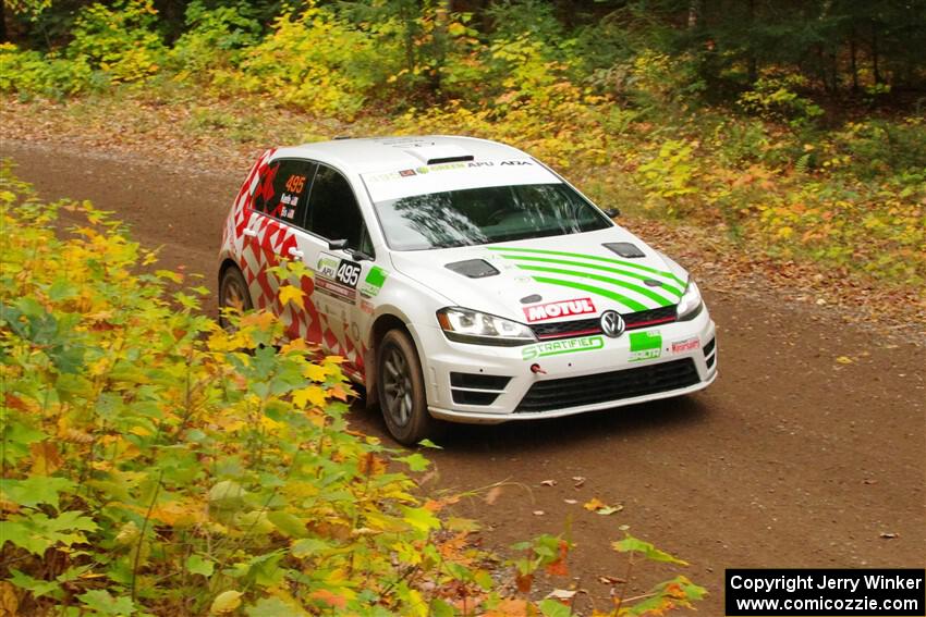 Steve Bis / Kelly Keefe VW Golf R on SS2, Bob Lake I.