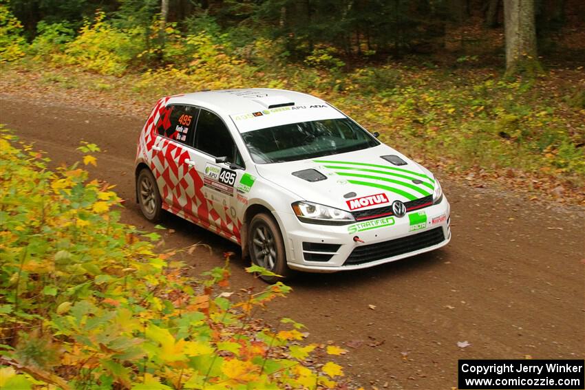 Steve Bis / Kelly Keefe VW Golf R on SS2, Bob Lake I.