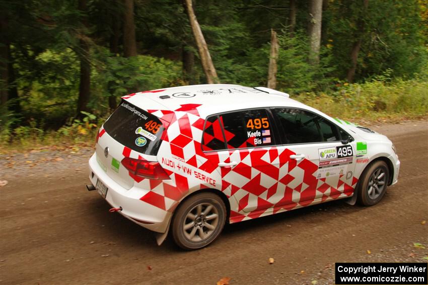 Steve Bis / Kelly Keefe VW Golf R on SS2, Bob Lake I.