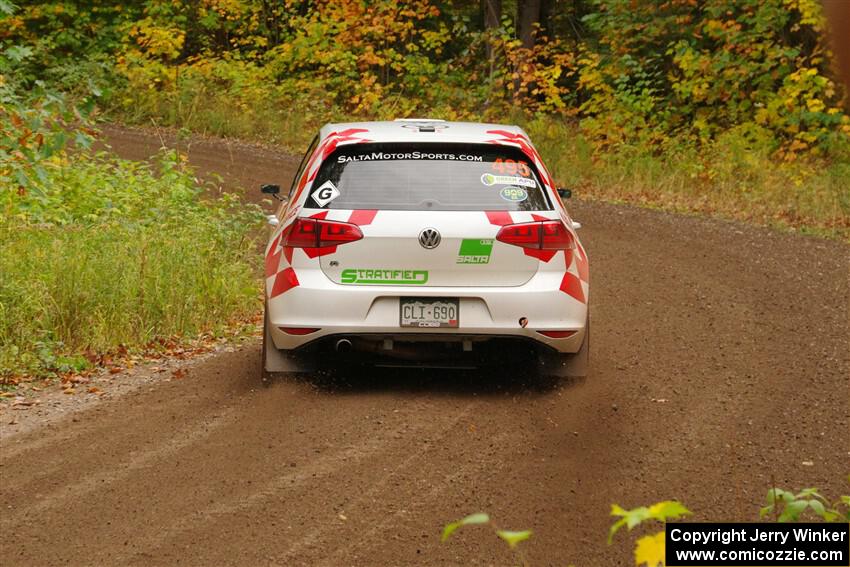 Steve Bis / Kelly Keefe VW Golf R on SS2, Bob Lake I.