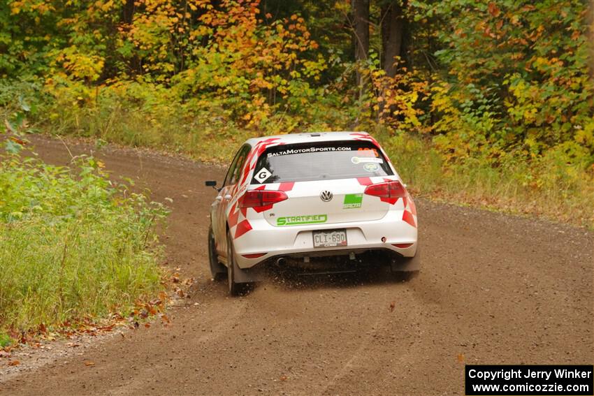 Steve Bis / Kelly Keefe VW Golf R on SS2, Bob Lake I.