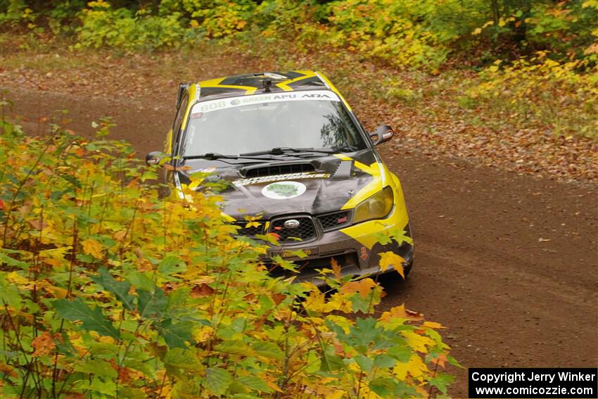 Colin Schulz / Jake Carlson Subaru WRX STi on SS2, Bob Lake I.