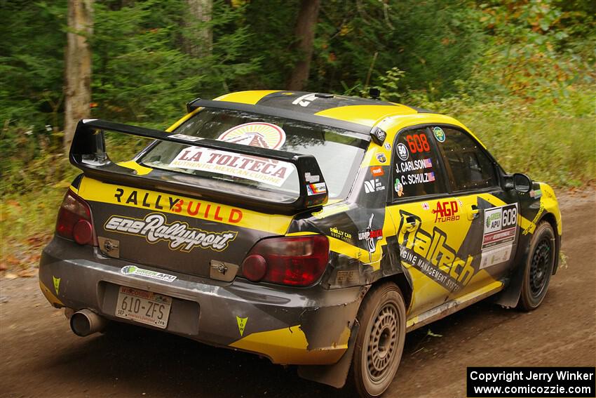 Colin Schulz / Jake Carlson Subaru WRX STi on SS2, Bob Lake I.