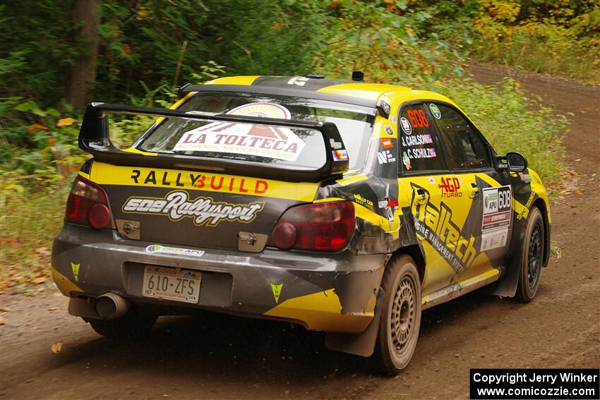 Colin Schulz / Jake Carlson Subaru WRX STi on SS2, Bob Lake I.