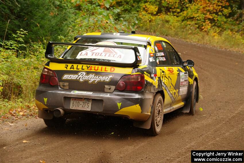 Colin Schulz / Jake Carlson Subaru WRX STi on SS2, Bob Lake I.