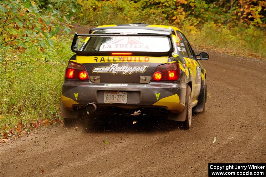 Colin Schulz / Jake Carlson Subaru WRX STi on SS2, Bob Lake I.