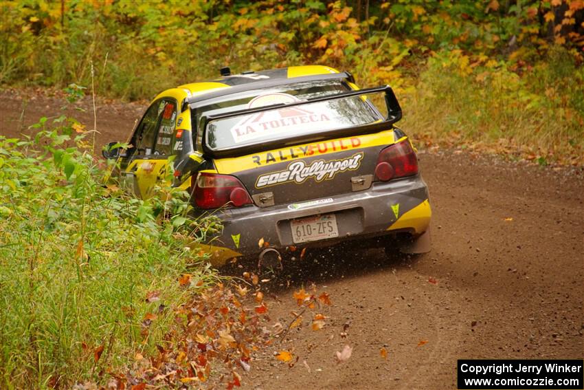 Colin Schulz / Jake Carlson Subaru WRX STi on SS2, Bob Lake I.