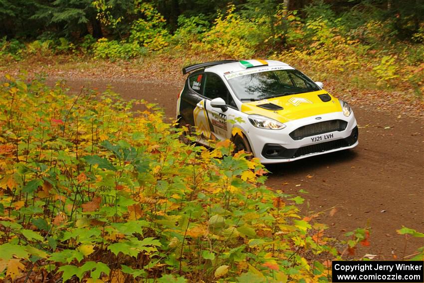 Al Kaumeheiwa / Cindy Krolikowski Ford Fiesta Rally3 on SS2, Bob Lake I.