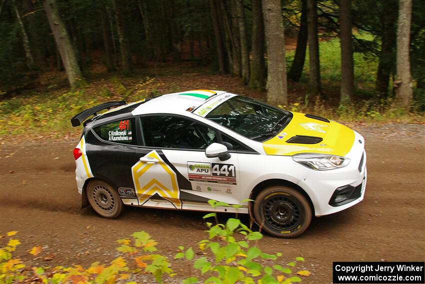 Al Kaumeheiwa / Cindy Krolikowski Ford Fiesta Rally3 on SS2, Bob Lake I.