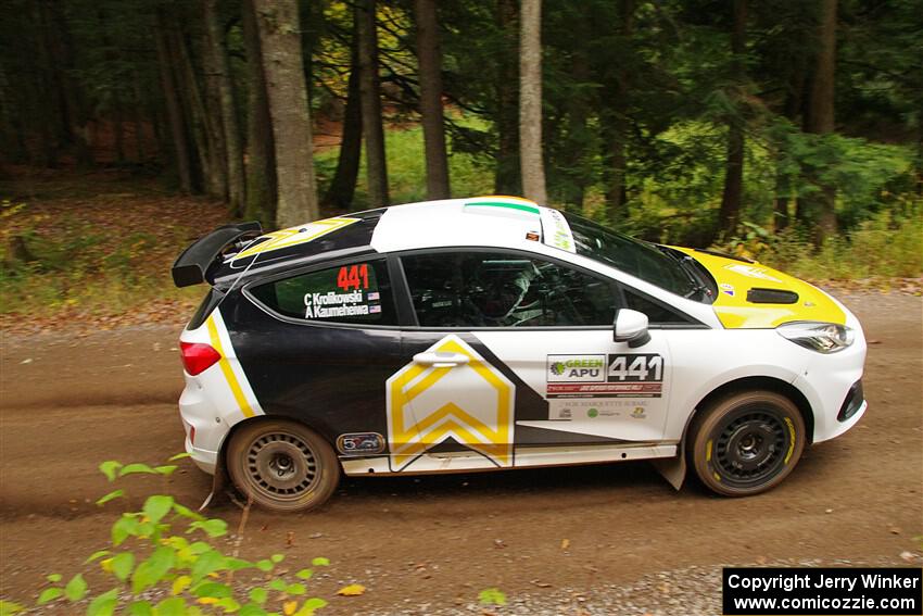 Al Kaumeheiwa / Cindy Krolikowski Ford Fiesta Rally3 on SS2, Bob Lake I.