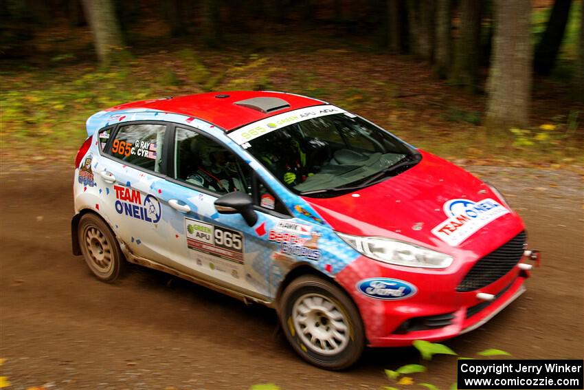 Chris Cyr / Glen Ray Ford Fiesta ST on SS2, Bob Lake I.