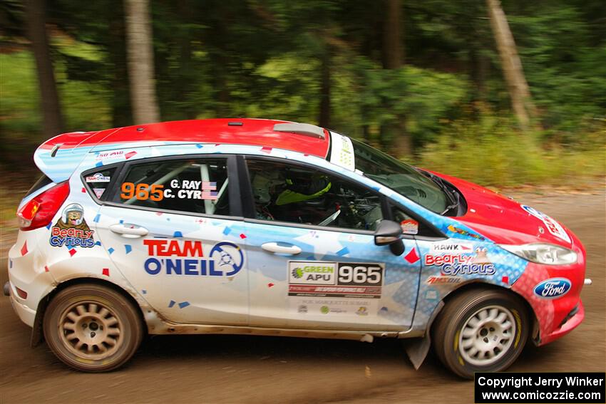 Chris Cyr / Glen Ray Ford Fiesta ST on SS2, Bob Lake I.