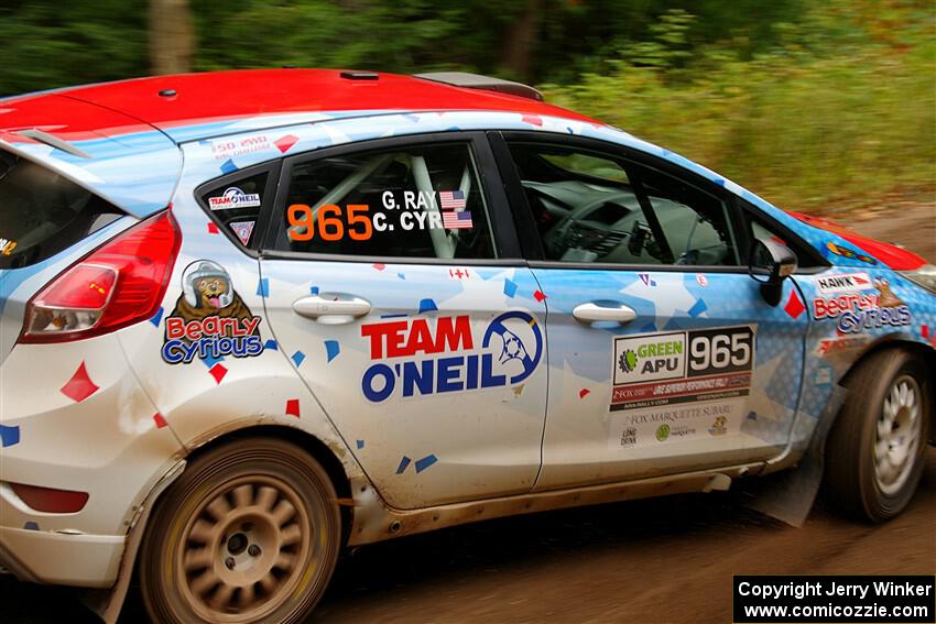 Chris Cyr / Glen Ray Ford Fiesta ST on SS2, Bob Lake I.