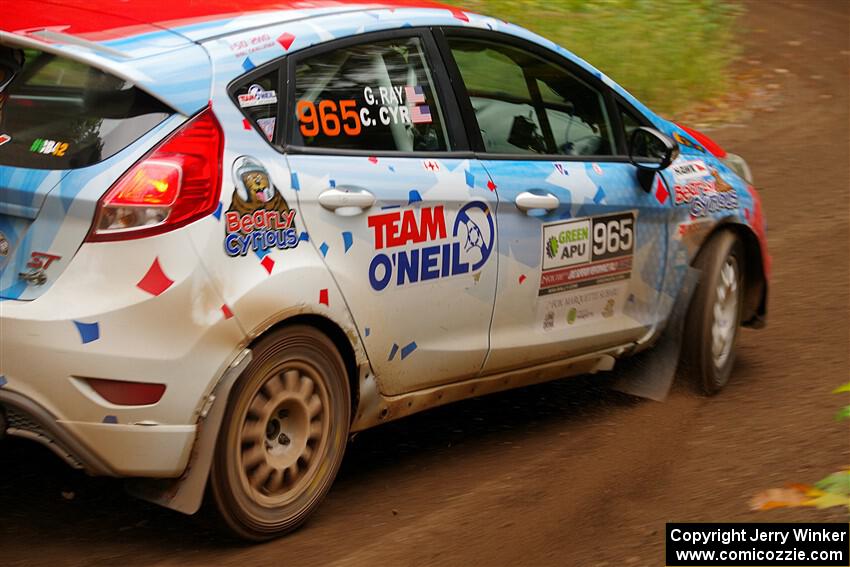 Chris Cyr / Glen Ray Ford Fiesta ST on SS2, Bob Lake I.