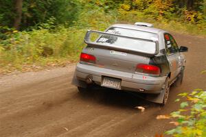 Nick Morris / Josh Kemp Subaru Impreza on SS2, Bob Lake I.