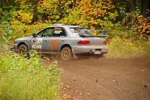 Nick Morris / Josh Kemp Subaru Impreza on SS2, Bob Lake I.