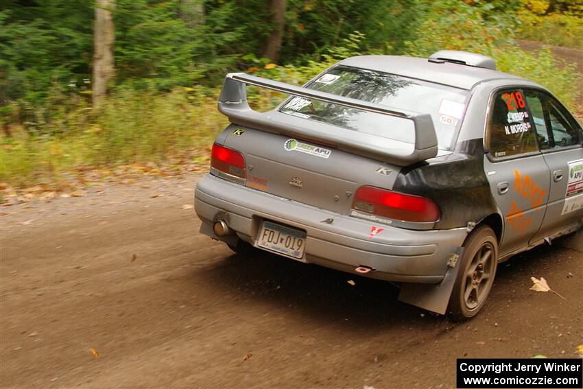 Nick Morris / Josh Kemp Subaru Impreza on SS2, Bob Lake I.