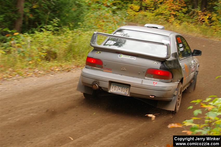 Nick Morris / Josh Kemp Subaru Impreza on SS2, Bob Lake I.