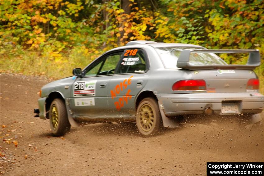 Nick Morris / Josh Kemp Subaru Impreza on SS2, Bob Lake I.