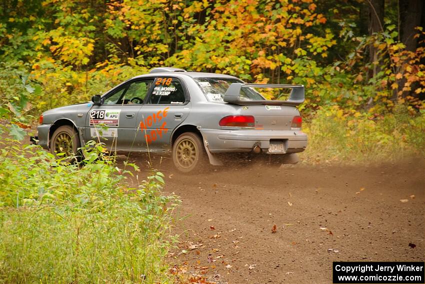 Nick Morris / Josh Kemp Subaru Impreza on SS2, Bob Lake I.