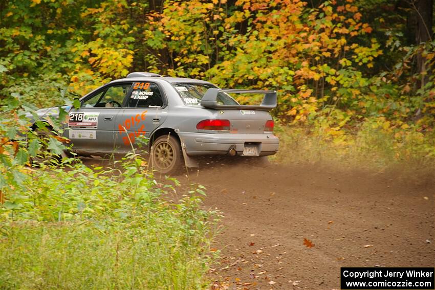 Nick Morris / Josh Kemp Subaru Impreza on SS2, Bob Lake I.