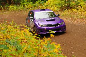 Silas Himes / Charlotte Himes Subaru WRX STi on SS2, Bob Lake I.