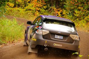 Silas Himes / Charlotte Himes Subaru WRX STi on SS2, Bob Lake I.