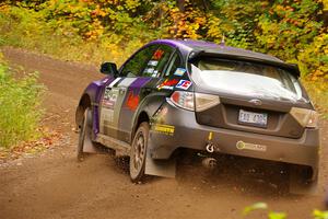 Silas Himes / Charlotte Himes Subaru WRX STi on SS2, Bob Lake I.