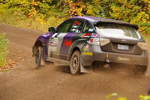 Silas Himes / Charlotte Himes Subaru WRX STi on SS2, Bob Lake I.