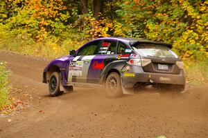 Silas Himes / Charlotte Himes Subaru WRX STi on SS2, Bob Lake I.