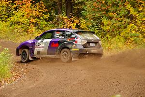 Silas Himes / Charlotte Himes Subaru WRX STi on SS2, Bob Lake I.