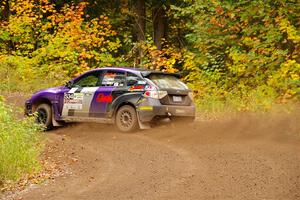 Silas Himes / Charlotte Himes Subaru WRX STi on SS2, Bob Lake I.