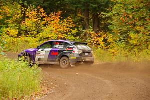 Silas Himes / Charlotte Himes Subaru WRX STi on SS2, Bob Lake I.