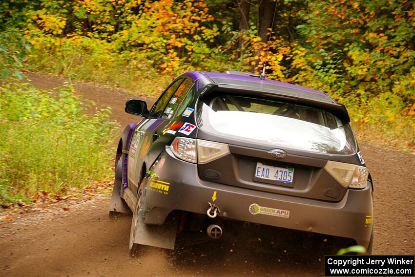 Silas Himes / Charlotte Himes Subaru WRX STi on SS2, Bob Lake I.