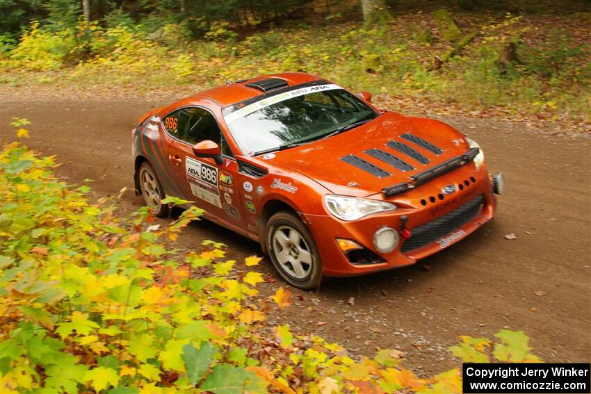 Chris Nonack / Sara Nonack Subaru BRZ on SS2, Bob Lake I.