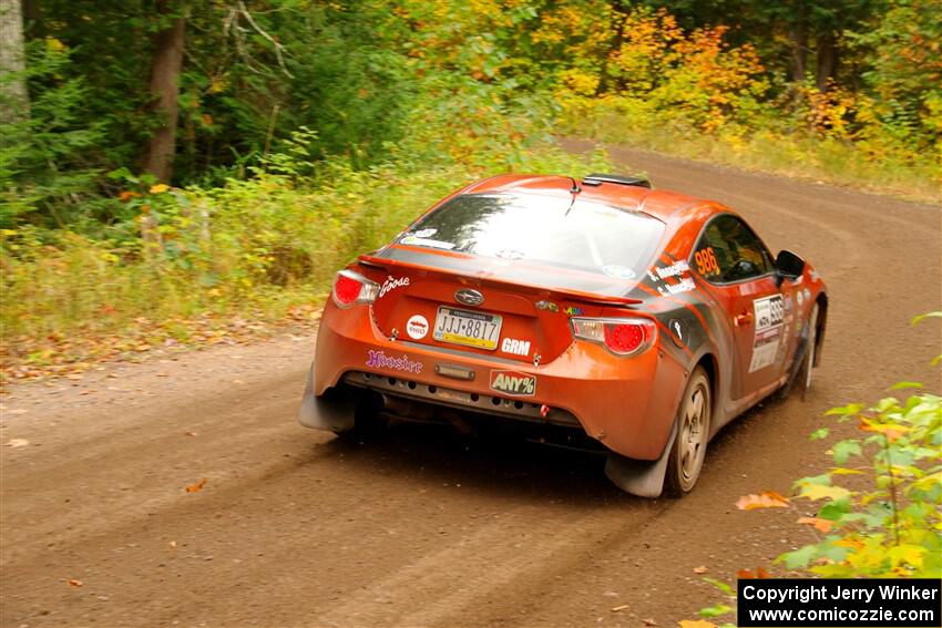 Chris Nonack / Sara Nonack Subaru BRZ on SS2, Bob Lake I.