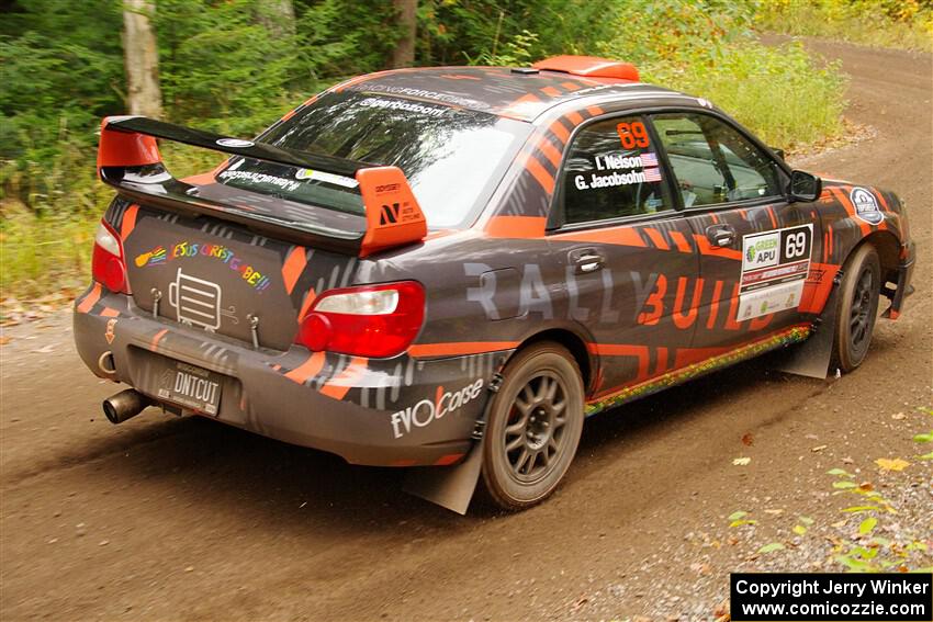 Gabe Jacobsohn / Ian Nelson Subaru WRX STi on SS2, Bob Lake I.