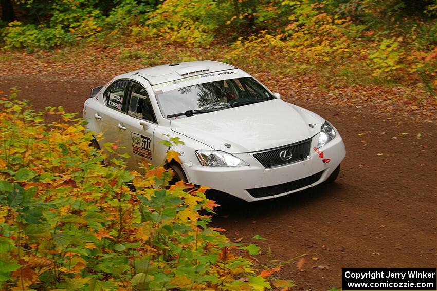 Michael Eckstein / Dylan Whittaker Lexus IS350 on SS2, Bob Lake I.