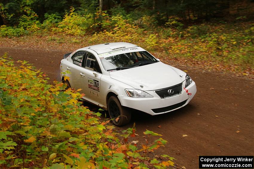 Michael Eckstein / Dylan Whittaker Lexus IS350 on SS2, Bob Lake I.