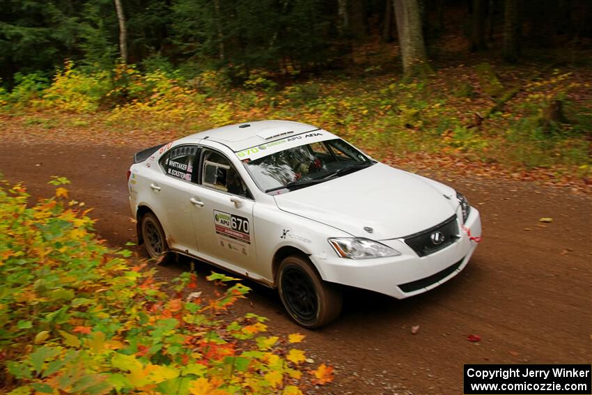 Michael Eckstein / Dylan Whittaker Lexus IS350 on SS2, Bob Lake I.