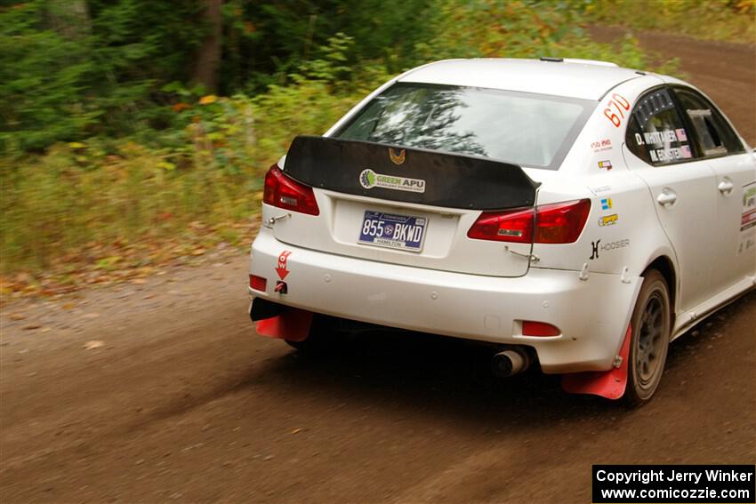 Michael Eckstein / Dylan Whittaker Lexus IS350 on SS2, Bob Lake I.